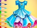 Spill Fargebok: Kjole  online