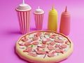 Spill Fargebok: Pizza  online