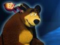 Spill Masha og Bear Hidden Stars  online
