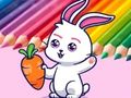 Spill Fargebok: Rabbit Pull Up Carrot  online