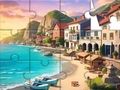 Spill Jigsaw Puzzle: Seaside Town online