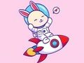 Spill Fargebok: Kaninastronaut  online