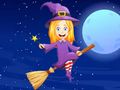 Spill Fargebok: Halloween jente  online