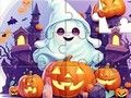 Spill Jigsaw Puzzle: Halloween søt spøkelse online