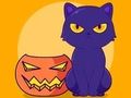 Spill Fargebok: Halloween Cat  online