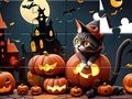 Spill Jigsaw Puzzle: Halloween Cat online