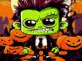 Spill Franky & Vampire Halloween Puslespill  online