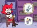 Spill Save Girl Puzzle Escape online
