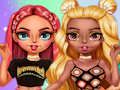 Spill Rainbow Girls Dress Up Challenge online