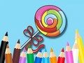 Spill Fargebok: Lollipop  online