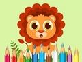 Spill Fargebok: Baby Lion  online