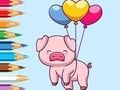Spill Fargebok: Ballonggris  online