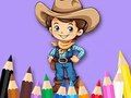 Spill Fargebok: Cowboy  online