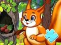 Spill Jigsaw Puzzle: ekorn skjul mat online