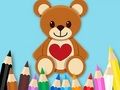 Spill Fargebok: Toy Bear  online