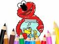 Spill Fargebok: Elmo New Friend  online