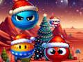 Spill Christmas Rush: Røde og venneballer  online