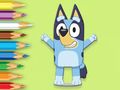 Spill Fargebok: Happy Bluey  online