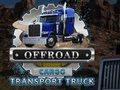 Spill Offroad lastebil for godstransport  online