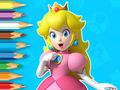 Spill Fargebok: Young Princess Peach  online