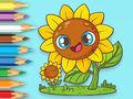 Spill Fargebok: Solsikker  online
