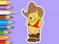 Spill Fargebok: Cowboy Winnie  online