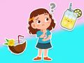 Spill Kids Quiz: Hva vil du drikke?  online