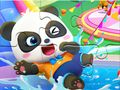 Spill Jigsaw Puzzle: Baby Panda Water Park online