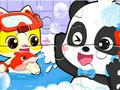 Spill Jigsaw Puzzle: Baby Panda Shower Time online