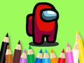 Spill Coloring Book: Blant oss online
