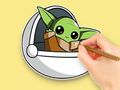 Spill Fargebok: Mester Yoda  online
