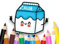 Spill Fargebok: Melk  online