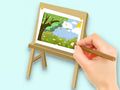Spill Fargebok: Paysage Tegnebrett  online