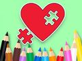 Spill Fargebok: BTS Heart Jigsaw  online