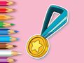 Spill Fargebok: Medalje  online