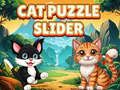 Spill Cat Puzzle Slider online