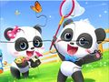 Spill Jigsaw Puzzle: Baby Panda Spring Outing online