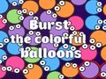 Spill Sprenge de fargerike ballongene  online