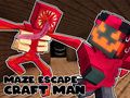 Spill Maze Escape: Craft Man online