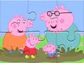 Spill Jigsaw Puzzle: Peppa Pig Muddy Puddles online