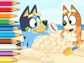Spill Fargebok: Bluey On The Beach  online