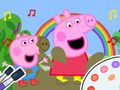 Spill Fargebok: Peppa Pig Muddy Funny  online