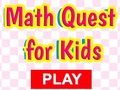 Spill Math Quest for barn  online