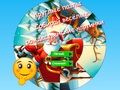 Spill Rund puslespill Samle morsomme julebilder  online