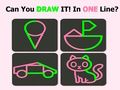 Spill Hjernetest: One Line Draw Puzzle  online