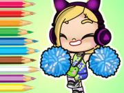 Spill Fargebok: Avatar World Cheerleader online Spill Fargebok: Avatar World Cheerleader online