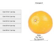 Spill Orange fruktklikker  online