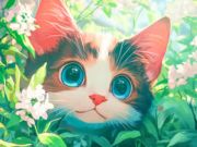 Spill Jigsaw Puzzle: Innocent Cat online