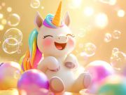 Spill Jigsaw Puzzle: Unicorn Bubble Fun online