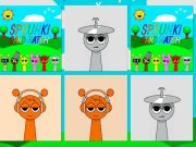 Spill Sprunki Card Match online